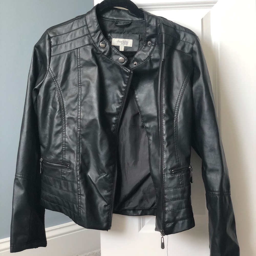Charlotte Russe leather jacket